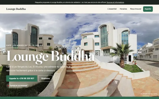 Lounge Buddha · Café à Les Berges du Lac
