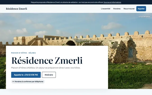 Résidence Zmerli · Maison d'hôtes à Kélibia