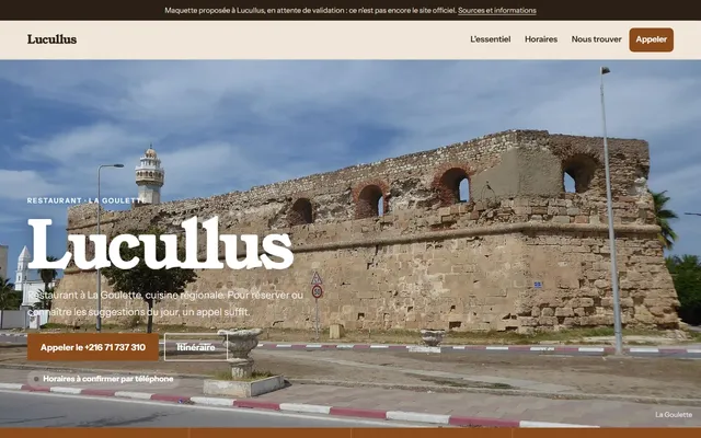 Lucullus · Restaurant à La Goulette