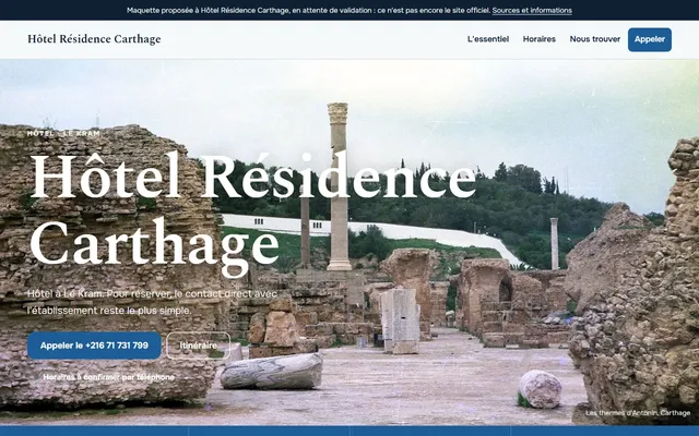 Hôtel Résidence Carthage · Hôtel à Le Kram