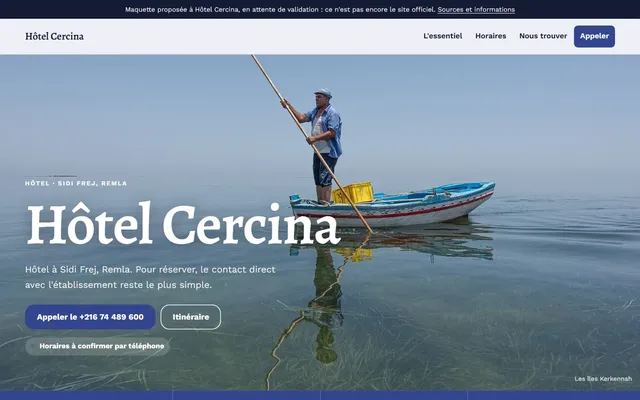 Hôtel Cercina · Hôtel à Sidi Frej