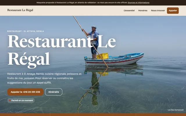 Restaurant Le Régal · Restaurant à El Attaya