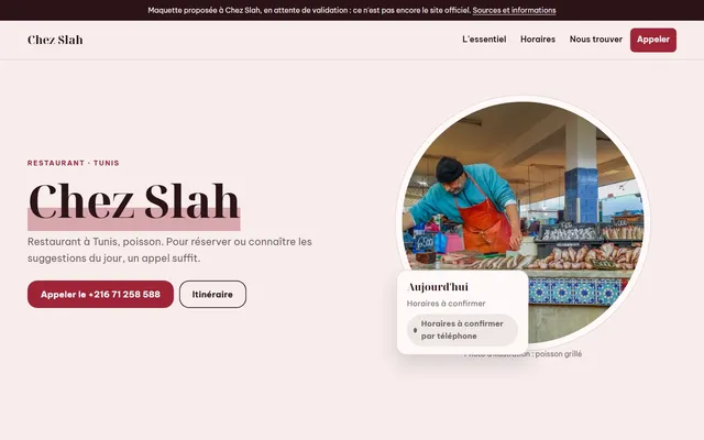 Chez Slah · Restaurant à Tunis