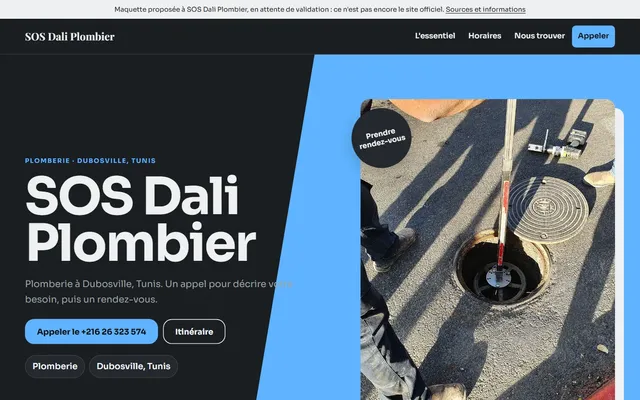 SOS Dali Plombier · Plomberie à Dubosville