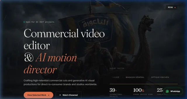 Portfolio Vidéo & Cinéma IA