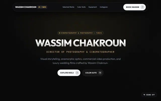 Wassim Chakroun — Directeur Photo